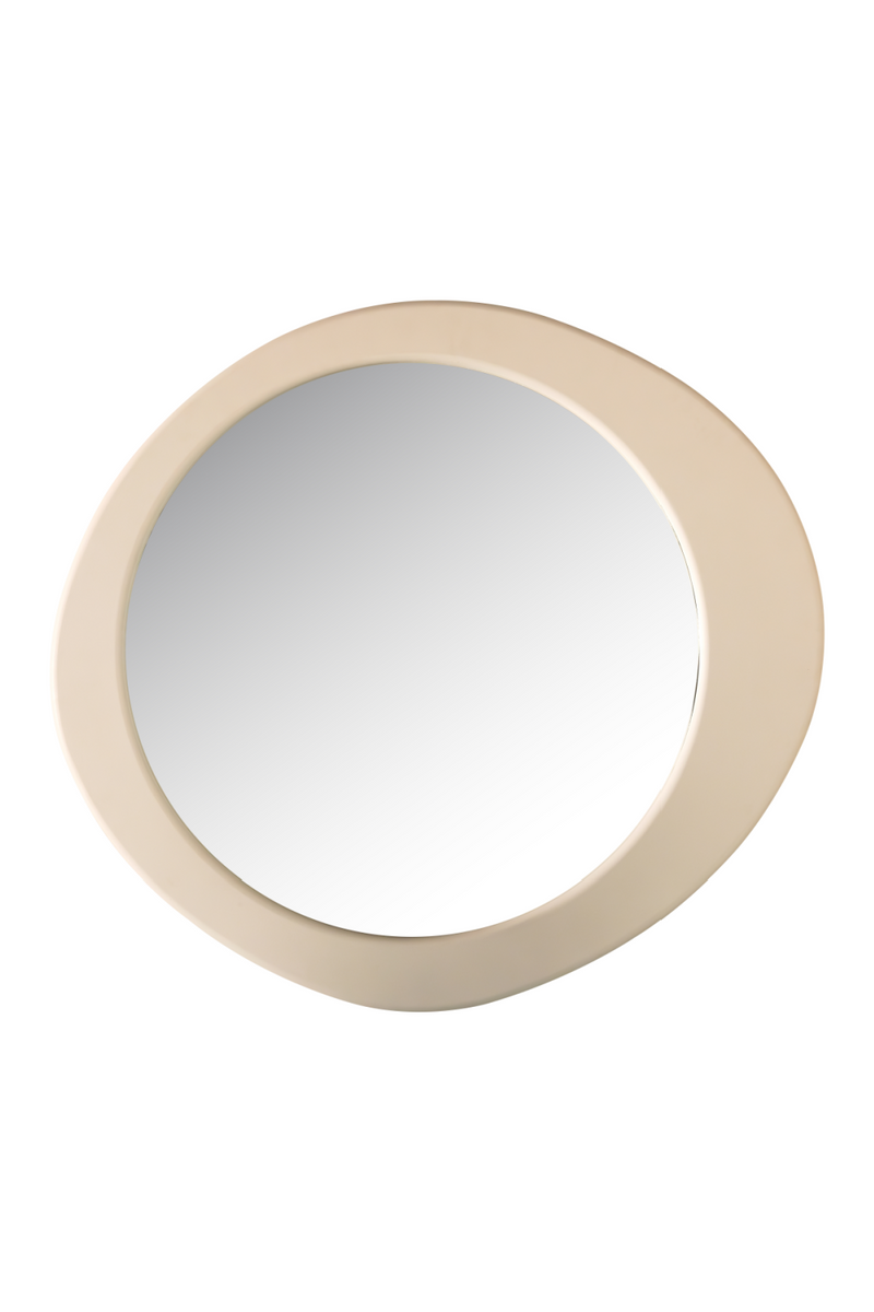 Miroir asymétrique beige | Richmond Clayton