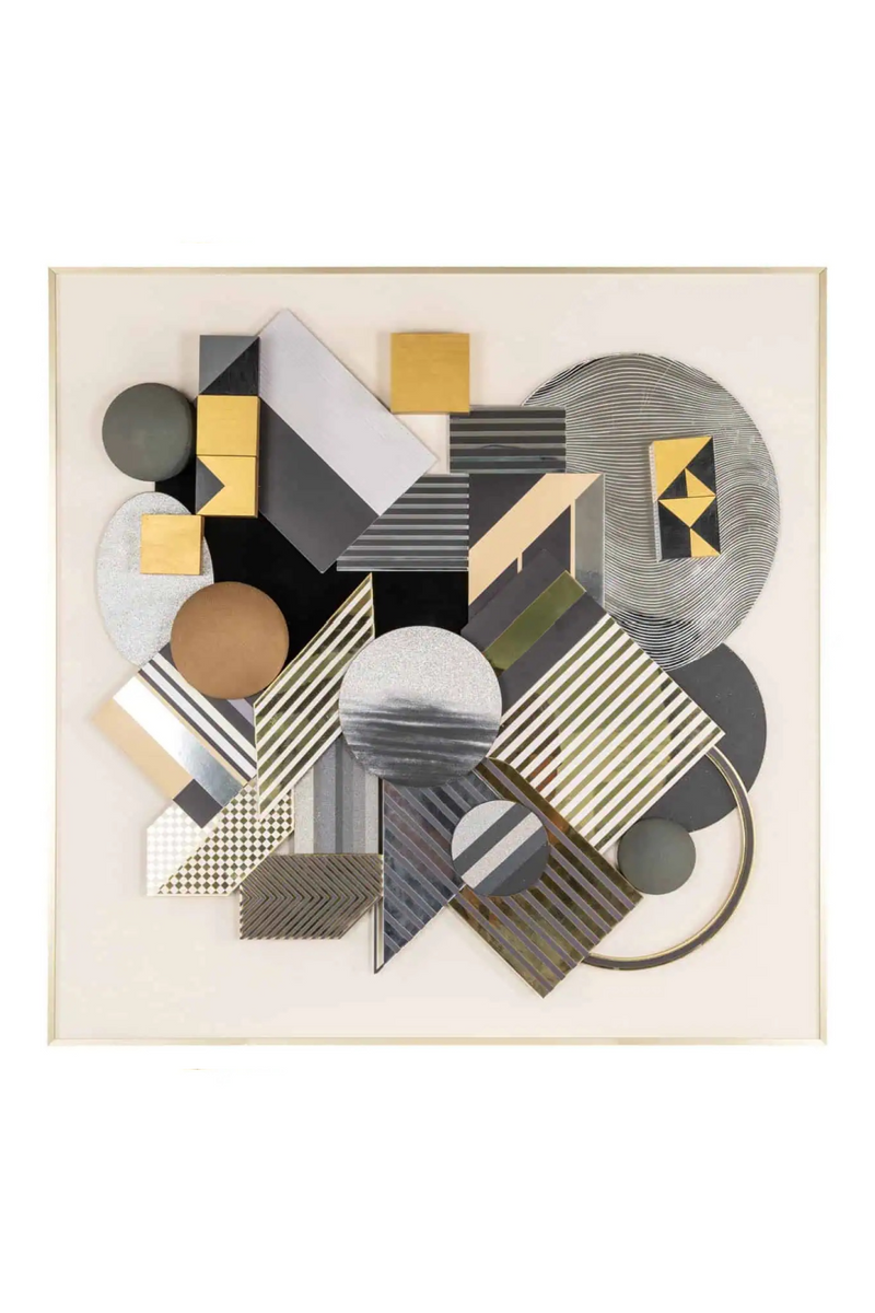 Œuvre Murale 3D Géométrique | Richmond Block | OROA.fr