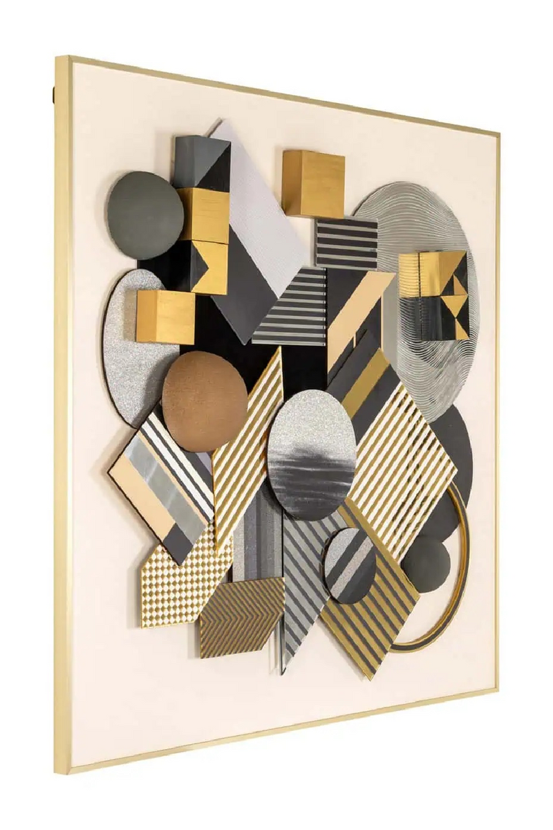 Œuvre Murale 3D Géométrique | Richmond Block | OROA.fr