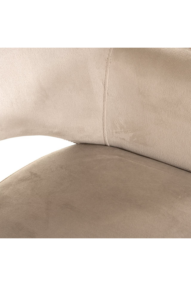 Chaise de salle à manger en velours et tissu | Richmond Giovanna  | Meubleluxe.fr