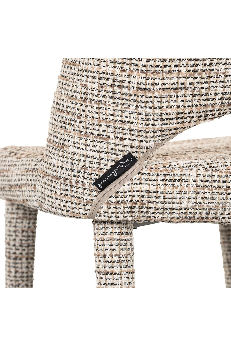 Chaise de salle à manger en tissu beige | Richmond Cecilia | Meubleluxe.fr