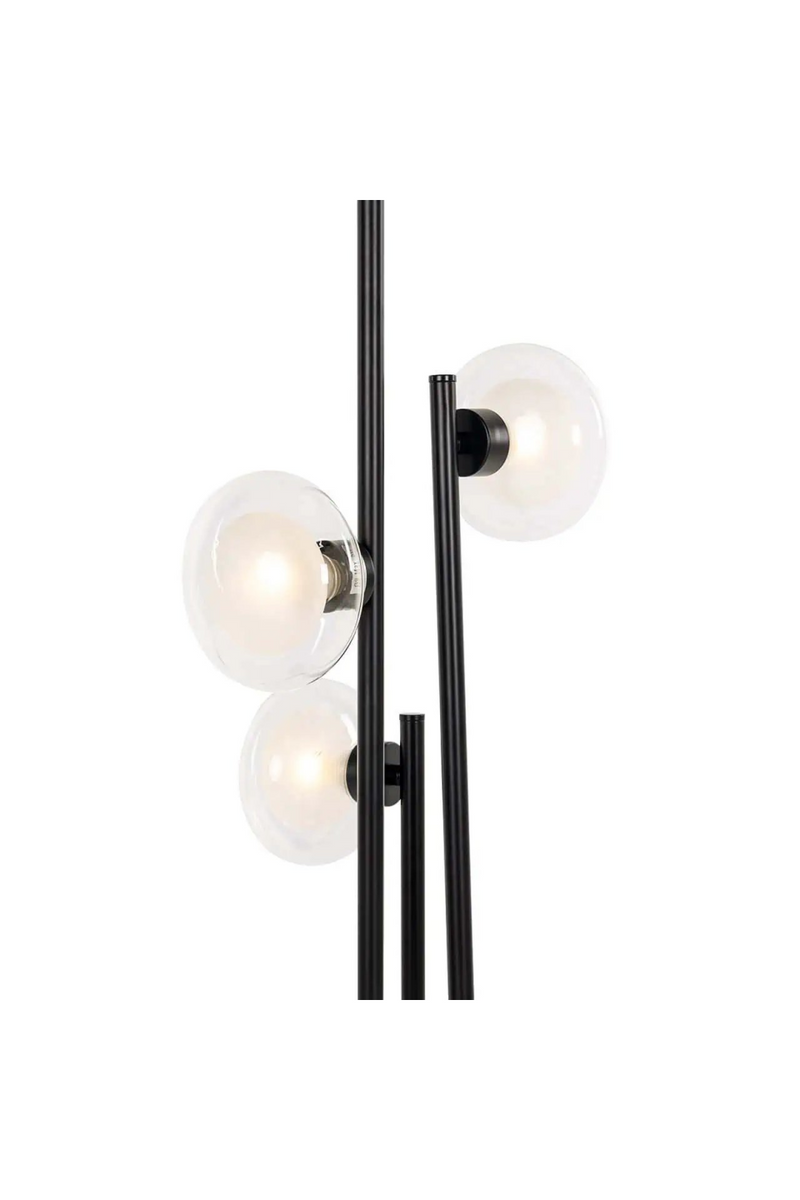 Lampadaire moderne en laiton noir | Richmond Luva | Meubleluxe.fr