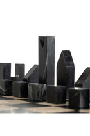 Table d’échecs noire à 1 tiroir | Richmond Interiors Davos | OROA.fr