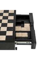 Table d’échecs noire à 1 tiroir | Richmond Interiors Davos | OROA.fr