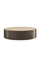 Table basse ronde avec cadre en bronze | Richmond Bonanza | OROA.fr