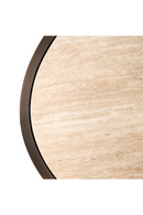 Table basse ronde avec cadre en bronze | Richmond Bonanza | OROA.fr