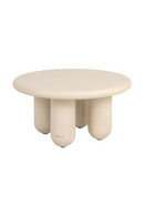 Table basse ronde beige | Richmond Interiors Calma | OROA.fr