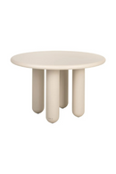 Table à manger ronde beige | Richmond Interiors Calma | OROA.fr