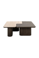 Ensemble de tables basses bicolores (2) | Richmond Interiors Nando | OROA.fr