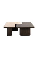 Ensemble de tables basses bicolores (2) | Richmond Interiors Nando | OROA.fr