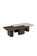Ensemble de tables basses bicolores (2) | Richmond Interiors Nando | OROA.fr