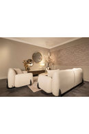 Fauteuil Lounge Moderne Crème | Richmond Godiva | OROA.fr
