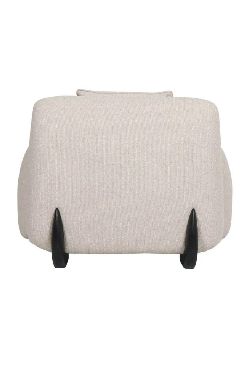 Fauteuil Lounge Moderne Crème | Richmond Godiva | OROA.fr