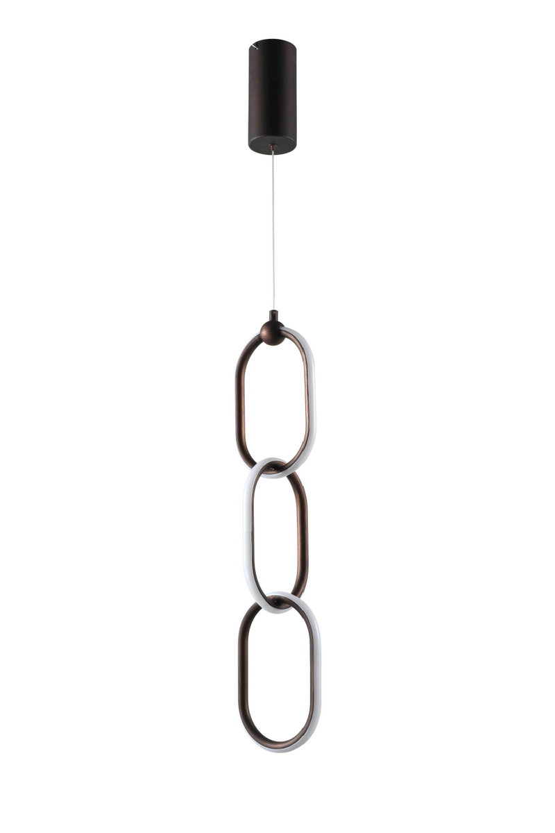 Lustre à Chaînes en Bronze | Richmond Lacey | OROA.fr