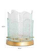 Ouragan en Verre Texturé Ondulé | Richmond Danila | OROA.fr