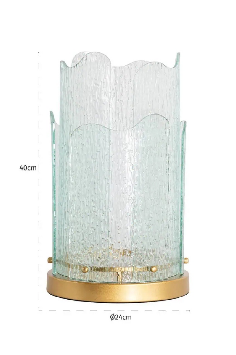 Ouragan en Verre Texturé Ondulé | Richmond Danila | OROA.fr