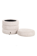 Tabouret de Rangement Crème | Richmond Adele | OROA.fr