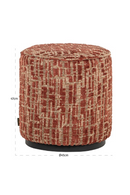 Pouf cylindrique rembourré S | Richmond Interiors Lexie | OROA.fr