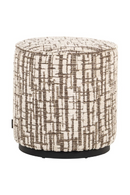 Pouf cylindrique rembourré S | Richmond Interiors Lexie | OROA.fr