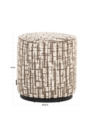 Pouf cylindrique rembourré S | Richmond Interiors Lexie | OROA.fr