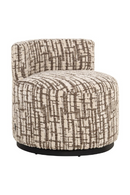 Fauteuil d’appoint imprimé crème | Richmond Interiors Franny | OROA.fr
