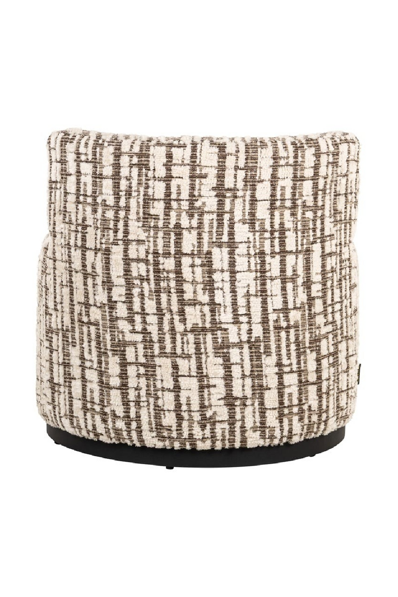 Fauteuil d’appoint imprimé crème | Richmond Interiors Franny | OROA.fr