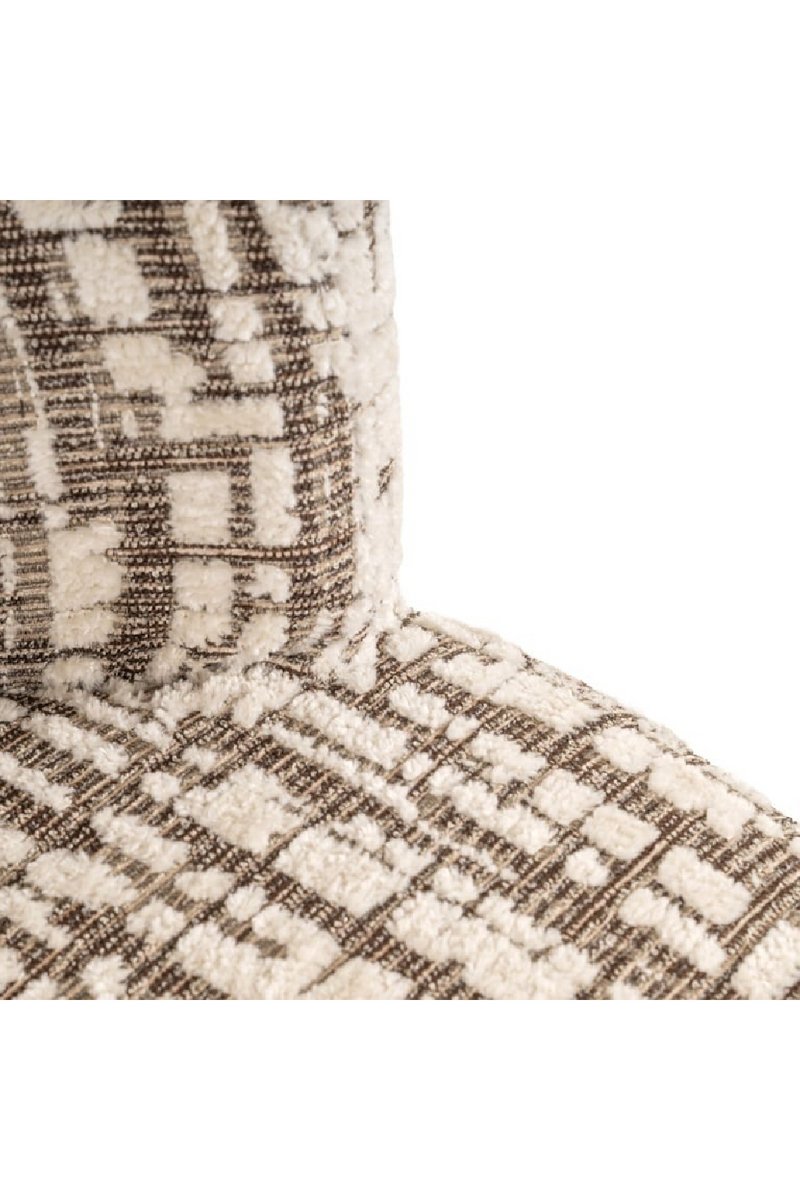 Fauteuil d’appoint imprimé crème | Richmond Interiors Franny | OROA.fr