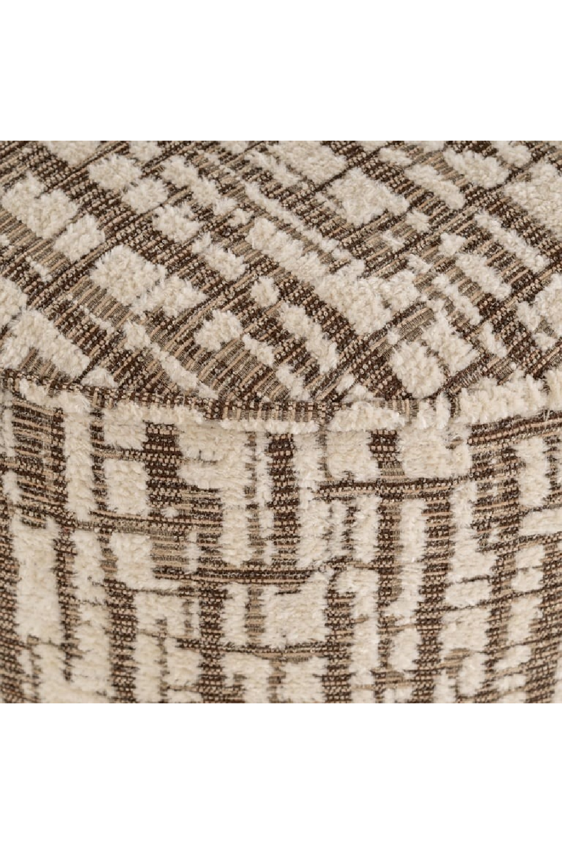 Pouf cylindrique capitonné L | Richmond Interiors Lexie | OROA.fr