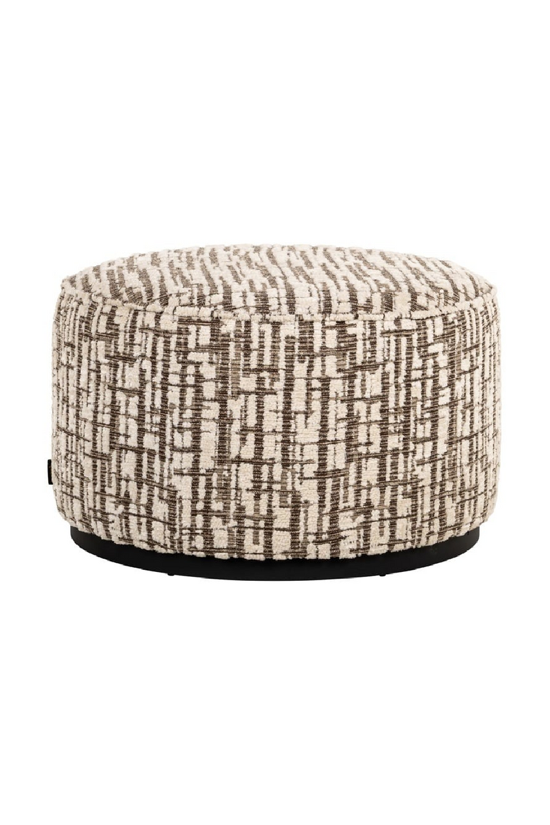 Pouf cylindrique capitonné L | Richmond Interiors Lexie | OROA.fr