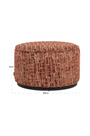 Pouf cylindrique capitonné L | Richmond Interiors Lexie | OROA.fr