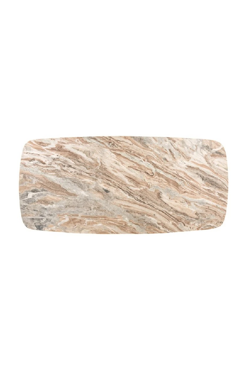 Table à manger en marbre à pieds araignée | Richmond Interiors Bottega | OROA.fr