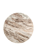 Table à manger ronde en marbre et laiton | Richmond Interiors Bottega | OROA.fr