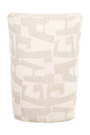 Fauteuil d’appoint à roulettes beige | Richmond Interiors Lorain | OROA.fr