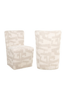 Fauteuil d’appoint à roulettes beige | Richmond Interiors Lorain | OROA.fr