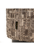 Pouf Cylindrique Gris| Richmond Interiors Lexie | OROA.fr