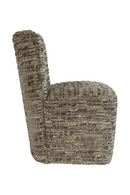 Fauteuil capitonné gris à roulettes | Richmond Interiors Lorain | OROA.fr