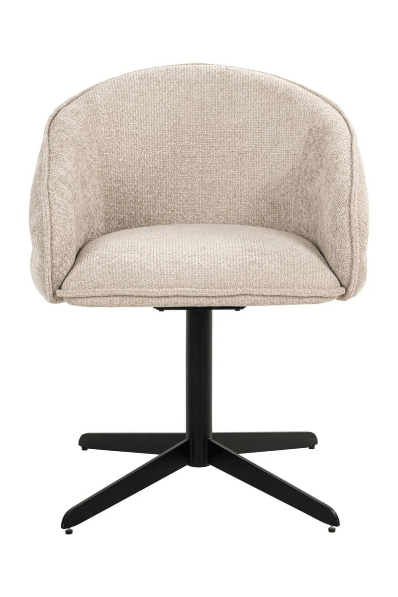 Chaise de Salle à Manger Pivotante Crème | Richmond Angelina | OROA.fr