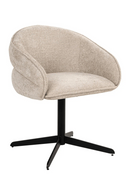 Chaise de Salle à Manger Pivotante Crème | Richmond Angelina | OROA.fr