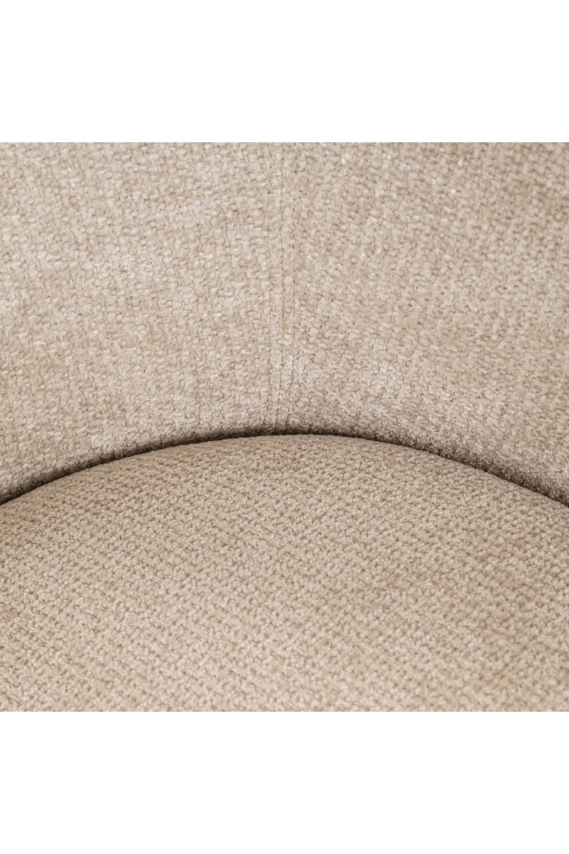 Chaise de Salle à Manger Pivotante Crème | Richmond Angelina | OROA.fr