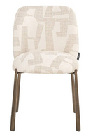 Chaises de Salle à Manger à Motif Graphique Beige (2) | Richmond Lana | OROA.fr