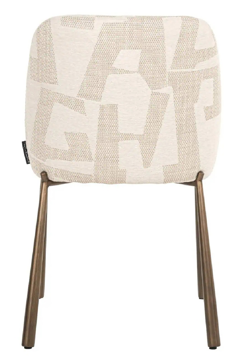 Chaises de Salle à Manger à Motif Graphique Beige (2) | Richmond Lana | OROA.fr