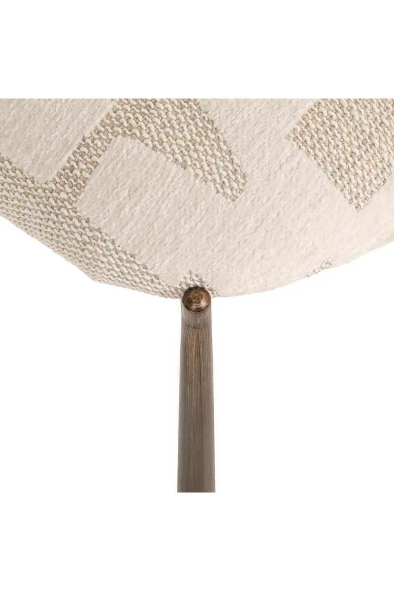 Chaises de Salle à Manger à Motif Graphique Beige (2) | Richmond Lana | OROA.fr