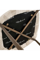 Chaises de Salle à Manger à Motif Graphique Beige (2) | Richmond Lana | OROA.fr