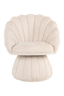 Fauteuil de Salon en Chenille à Dossier Coquille | Richmond Blossom | OROA.fr