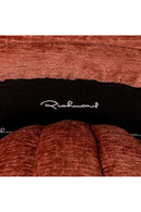 Fauteuil de Salon en Chenille à Dossier Coquille | Richmond Blossom | OROA.fr