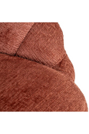 Fauteuil de Salon en Chenille à Dossier Coquille | Richmond Blossom | OROA.fr