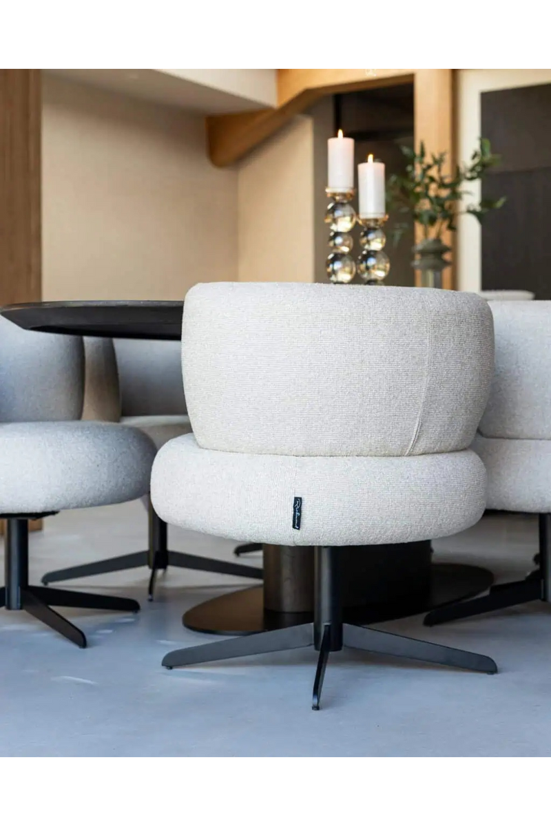 Fauteuil Pivotant Courbé | Richmond Alexis | OROA.fr