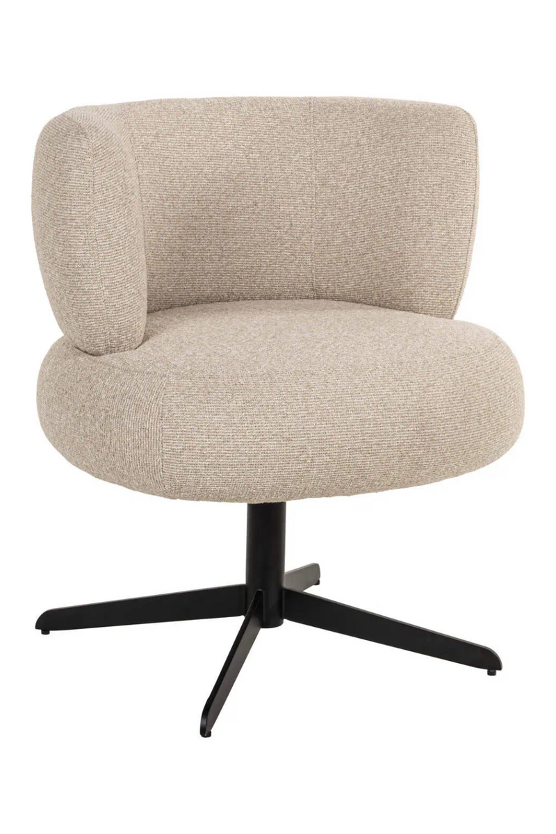 Fauteuil Pivotant Courbé | Richmond Alexis | OROA.fr