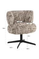 Fauteuil Pivotant Courbé | Richmond Alexis | OROA.fr