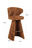 Tabouret de Bar à Base Conique | Richmond Gatsbi | OROA.fr